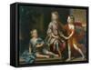 Children of the Howard Family-Godfrey Kneller-Framed Stretched Canvas