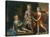 Children of the Howard Family-Godfrey Kneller-Stretched Canvas