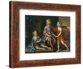 Children of the Howard Family-Godfrey Kneller-Framed Giclee Print