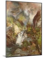 Children of the Mountain, 1867 (Oil on Canvas)-Thomas Moran-Mounted Giclee Print