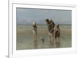 Children of the Sea, 1872-Jozef Israels-Framed Premium Giclee Print