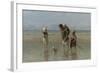 Children of the Sea, 1872-Jozef Israels-Framed Art Print