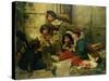 Children of the Streets of Paris, 1852-Friedrich Karl Hausmann-Stretched Canvas