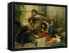 Children of the Streets of Paris, 1852-Friedrich Karl Hausmann-Framed Stretched Canvas