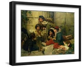 Children of the Streets of Paris, 1852-Friedrich Karl Hausmann-Framed Giclee Print