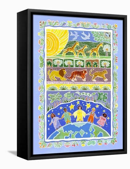 Children of the World-Geraldine Aikman-Framed Stretched Canvas