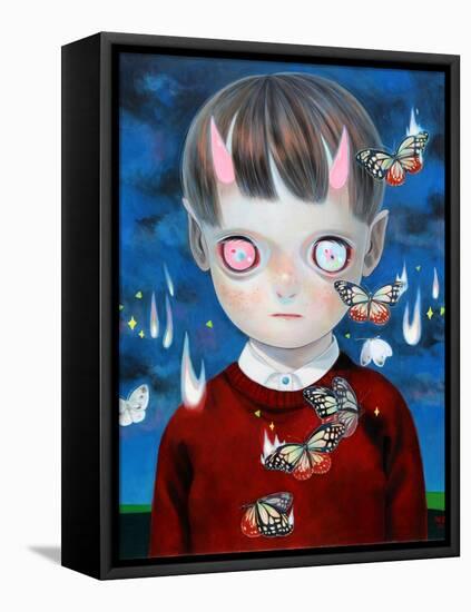 Children of This Planet 16-Hikari Shimoda-Framed Stretched Canvas