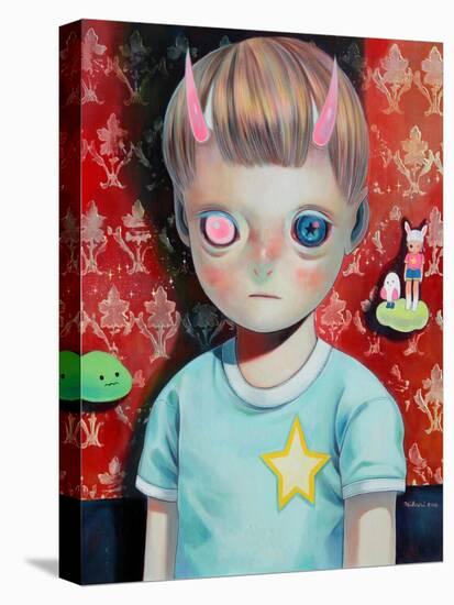 Children of This Planet 23-Hikari Shimoda-Stretched Canvas