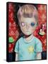 Children of This Planet 23-Hikari Shimoda-Framed Stretched Canvas