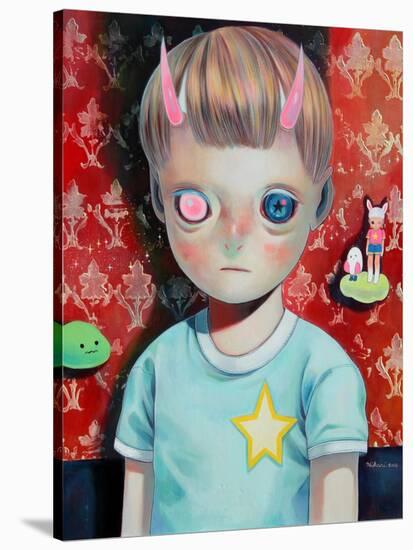 Children of This Planet 23-Hikari Shimoda-Stretched Canvas