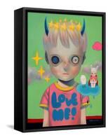 Children of This Planet 32-Hikari Shimoda-Framed Stretched Canvas