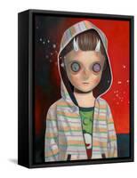 Children of This Planet 36-Hikari Shimoda-Framed Stretched Canvas