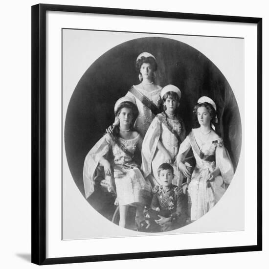 Children of Tsar Nicholas II of Russia, C1910-C1914-null-Framed Giclee Print