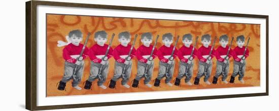 Children of War, Children of Peace, 1996-Laila Shawa-Framed Giclee Print