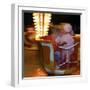 Children on a fairground ride, 2005-Peter Thompson-Framed Photographic Print