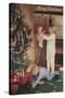 Children on Christmas Morning-null-Stretched Canvas