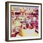 Children on Giant Teacup Ride at Walt Disney's Theme Park, Disneyland-Allan Grant-Framed Photographic Print