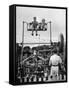 Children on Rides at an Amusement Park at a Beach Resort-null-Framed Stretched Canvas