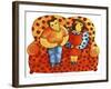 Children on Settee, 2003-Julie Nicholls-Framed Giclee Print