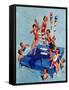 "Children on Swimming Platform,"July 1, 1931-William Meade Prince-Framed Stretched Canvas