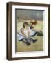 Children on the Beach, 1884-Mary Cassatt-Framed Giclee Print