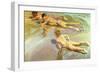 Children on the Beach, 1910-Joaquín Sorolla y Bastida-Framed Premium Giclee Print