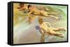 Children on the Beach, 1910-Joaquín Sorolla y Bastida-Framed Stretched Canvas