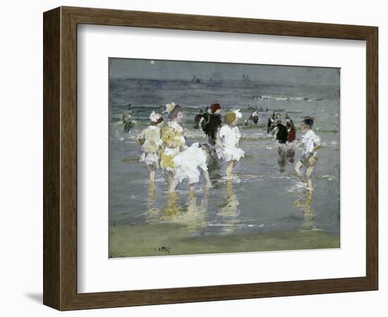 Children on the Beach-Edward Henry Potthast-Framed Premium Giclee Print