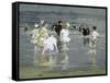 Children on the Beach-Edward Henry Potthast-Framed Stretched Canvas