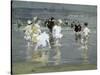 Children on the Beach-Edward Henry Potthast-Stretched Canvas