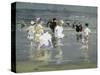 Children on the Beach-Edward Henry Potthast-Stretched Canvas