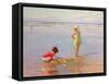 Children on the Beach-Charles-Garabed Atamian-Framed Stretched Canvas