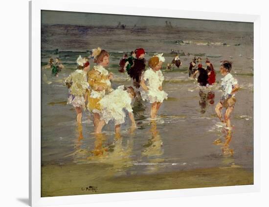 Children on the Beach-Edward Henry Potthast-Framed Giclee Print