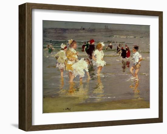 Children on the Beach-Edward Henry Potthast-Framed Giclee Print