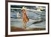 Children on the Beach-Joaqu?n Sorolla y Bastida-Framed Premium Giclee Print