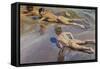 Children on the Beach-Joaquín Sorolla y Bastida-Framed Stretched Canvas