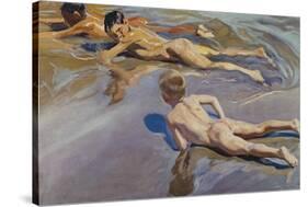 Children on the Beach-Joaquín Sorolla y Bastida-Stretched Canvas