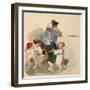 Children on their Way to Work in the Fields, C. 1840-Peter Fendi-Framed Giclee Print