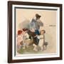 Children on their Way to Work in the Fields, C. 1840-Peter Fendi-Framed Premium Giclee Print