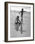 Children, One in Zorba-Like Dancing Pose at Versova Beach-null-Framed Photographic Print