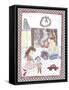 Children Opening Christmas Gifts-Effie Zafiropoulou-Framed Stretched Canvas