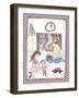 Children Opening Christmas Gifts-Effie Zafiropoulou-Framed Giclee Print