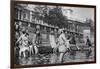 Children Paddling in the Fountains at Trafalgar Square, London, 1926-1927-Whiffin-Framed Giclee Print