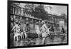 Children Paddling in the Fountains at Trafalgar Square, London, 1926-1927-Whiffin-Framed Giclee Print