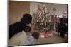 Children Peeking around Corner at Christmas Tree-William P. Gottlieb-Mounted Photographic Print