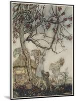 Children Pick Apples-Arthur Rackham-Mounted Photographic Print