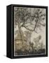 Children Pick Apples-Arthur Rackham-Framed Stretched Canvas