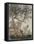 Children Pick Apples-Arthur Rackham-Framed Stretched Canvas