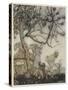 Children Pick Apples-Arthur Rackham-Stretched Canvas