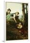 Children Picking Berries-Felix Schlesinger-Framed Giclee Print